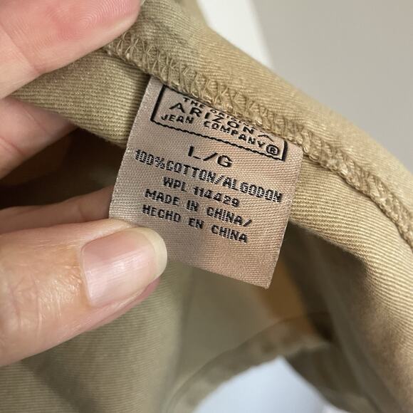 Arizona Jean Co M-65 Style Field Jacket Mens Large Tan Cargo Barn Utility Coat - Picture 6 of 8